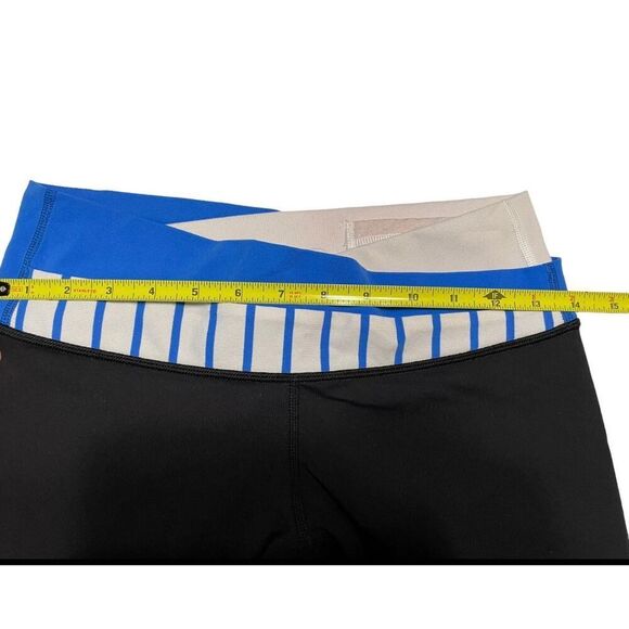 Lululemon Womens Wonder Under Black Mid Rise Workout Compression Leggings Size 4 - Picture 3 of 6